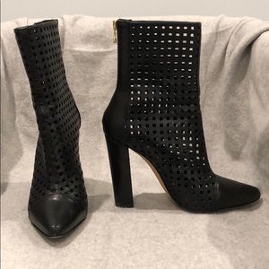 Black ankle boots